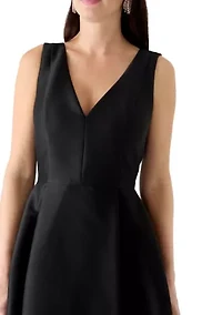 Women's V-Neck High Low Gown