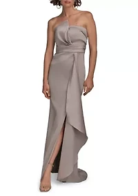 Women's Strapless Column Gown