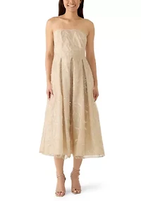 Women's Strapless Midi Dress