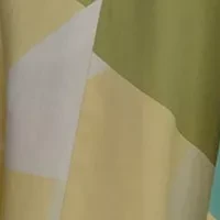 Women's Sleeveless Collar Geometric Print Belted Maxi Dress