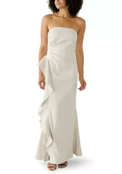 Women's Strapless Maxi Dress
