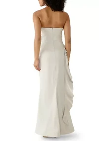 Women's Strapless Maxi Dress