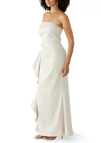 Women's Strapless Maxi Dress