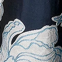 Women's Strapless Floral Tea Length Dress