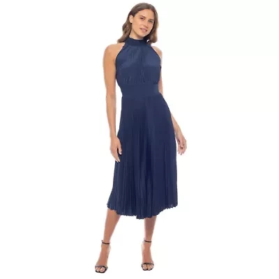 Sleeveless Pleated Dress