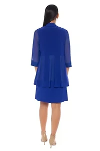 Power Mesh Dress/Jacket Combo