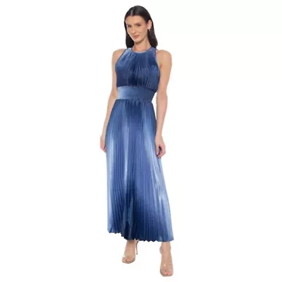 Charmeuse Halter Dress