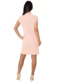 Funnel Neck Sweater Mini Dress