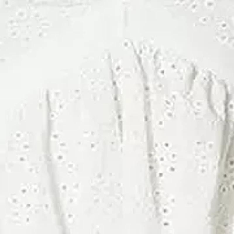 Tiered Eyelet Halter Dress
