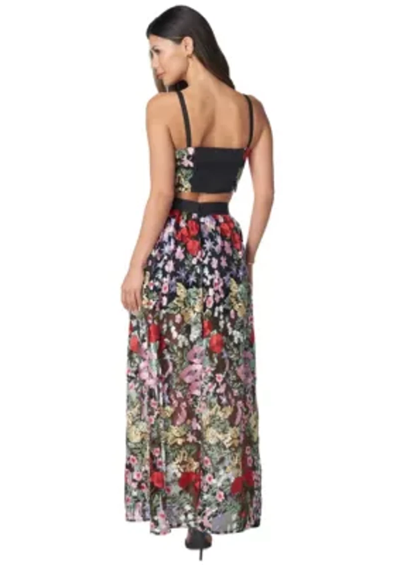 Floral Embroidered Two Piece Set