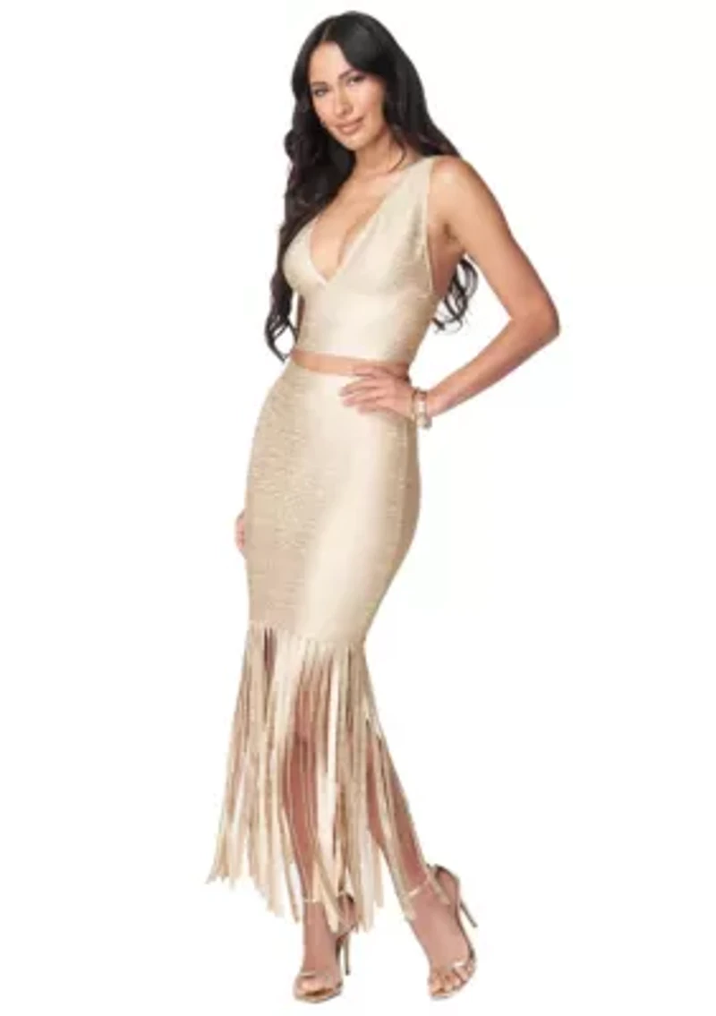 2 Piece Maxi Bandage X-Back Set