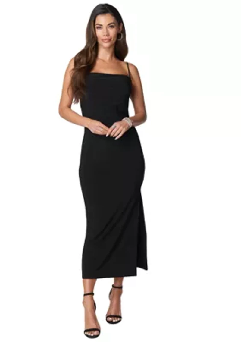 Maxi Cowl Jersey Dress