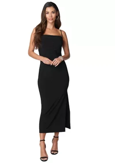 Maxi Cowl Jersey Dress