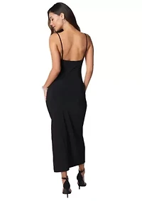Maxi Cowl Jersey Dress