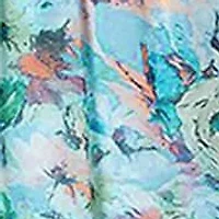 Printed Chiffon Halter Ruffle Dress