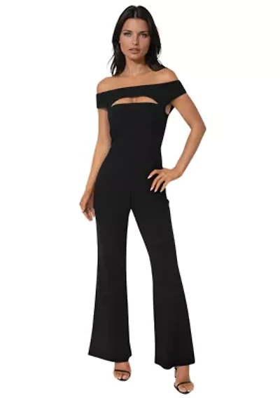 Bare Cut Out Wide Leg Jumpsuit