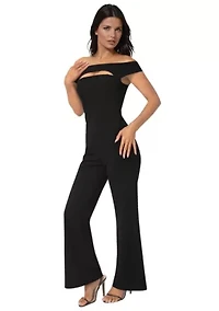 Bare Cut Out Wide Leg Jumpsuit