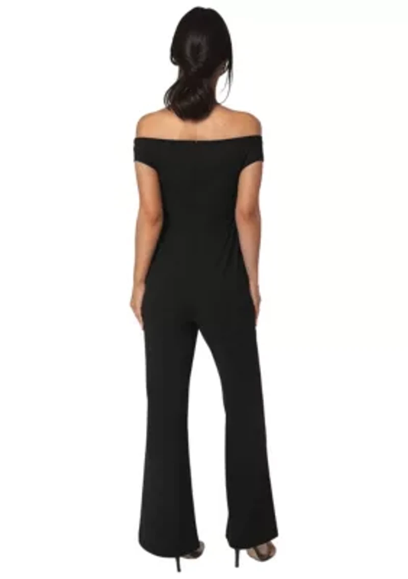 Bare Cut Out Wide Leg Jumpsuit