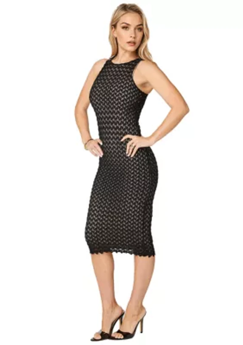 Lace Racerback Midi Dress