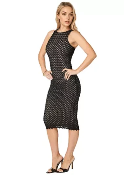 Lace Racerback Midi Dress