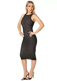 Lace Racerback Midi Dress
