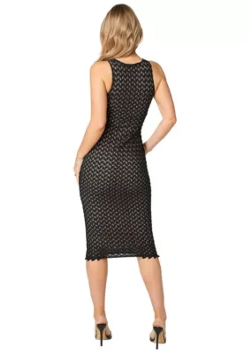 Lace Racerback Midi Dress