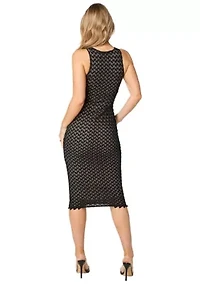 Lace Racerback Midi Dress