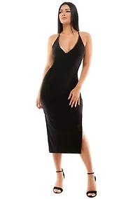 Gold Bar Detail Dress
