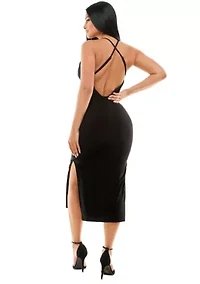 Gold Bar Detail Dress