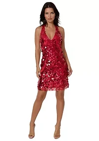 Medallion Halter Midi Dress