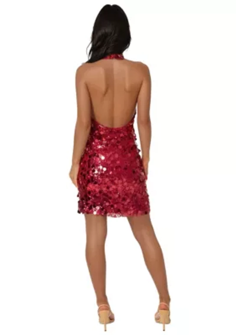 Medallion Halter Midi Dress