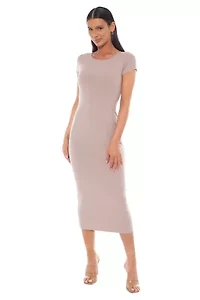 Rib Maxi T-Shirt Dress