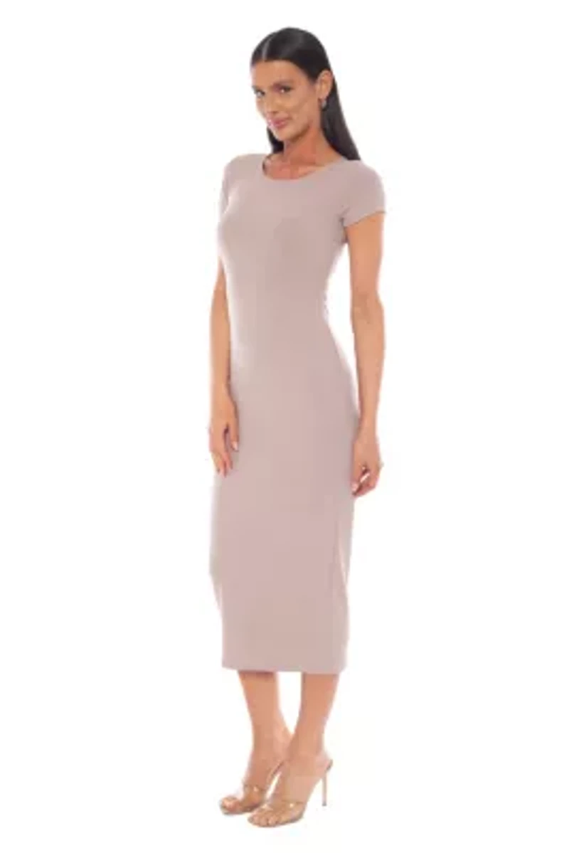 Rib Maxi T-Shirt Dress