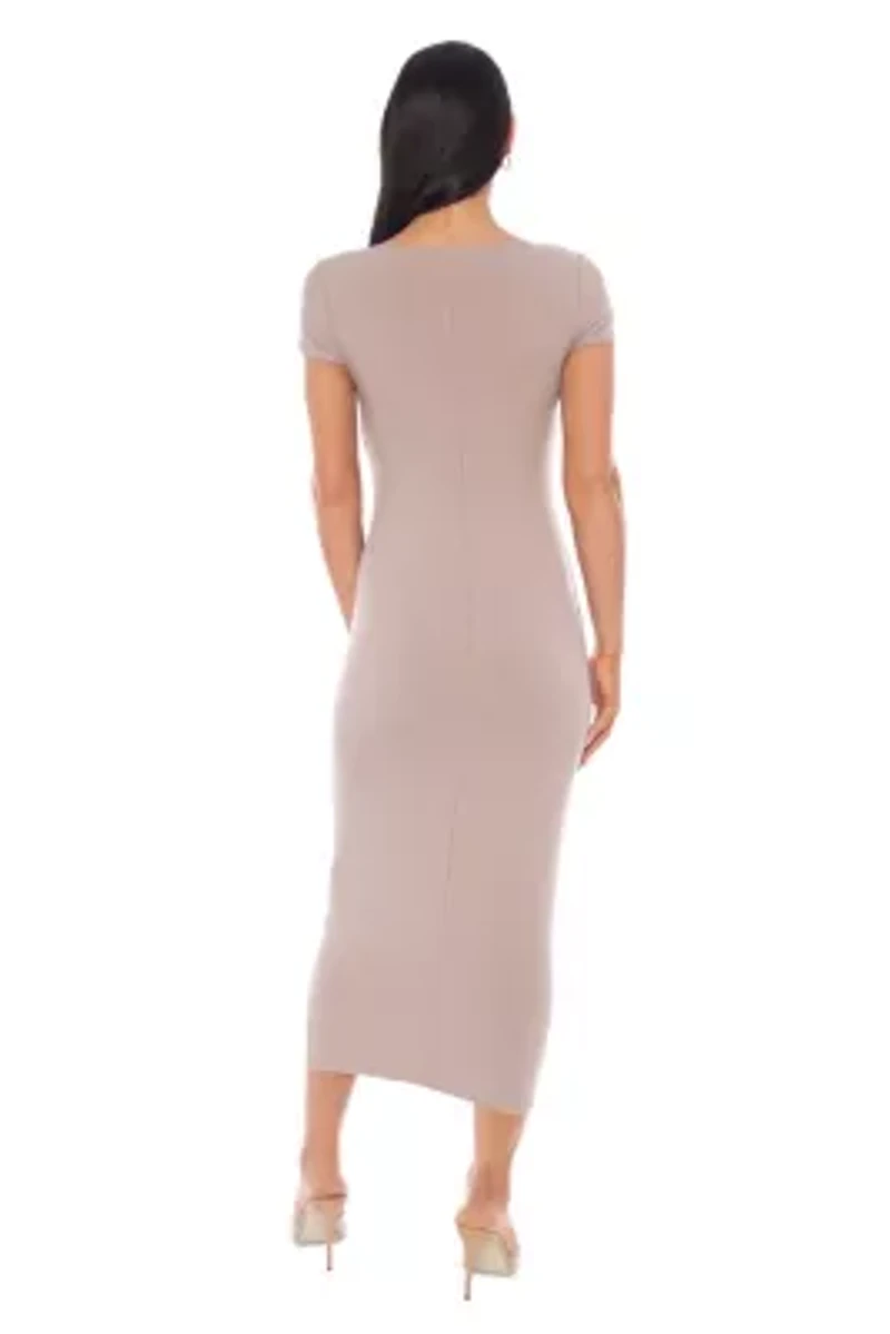Rib Maxi T-Shirt Dress