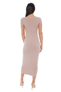 Rib Maxi T-Shirt Dress
