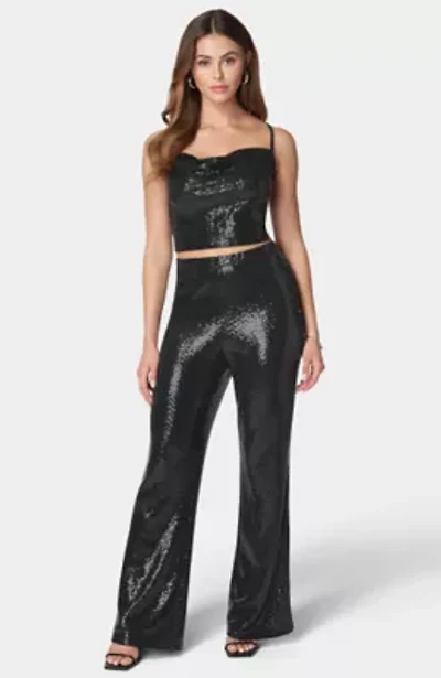 2PIECE DISCO DOT TOP WITH BELL PANTS