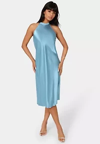 Satin Halter Dress