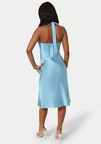 Satin Halter Dress