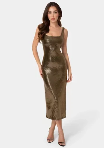 DISCO DOT TANK MAXI DRESS
