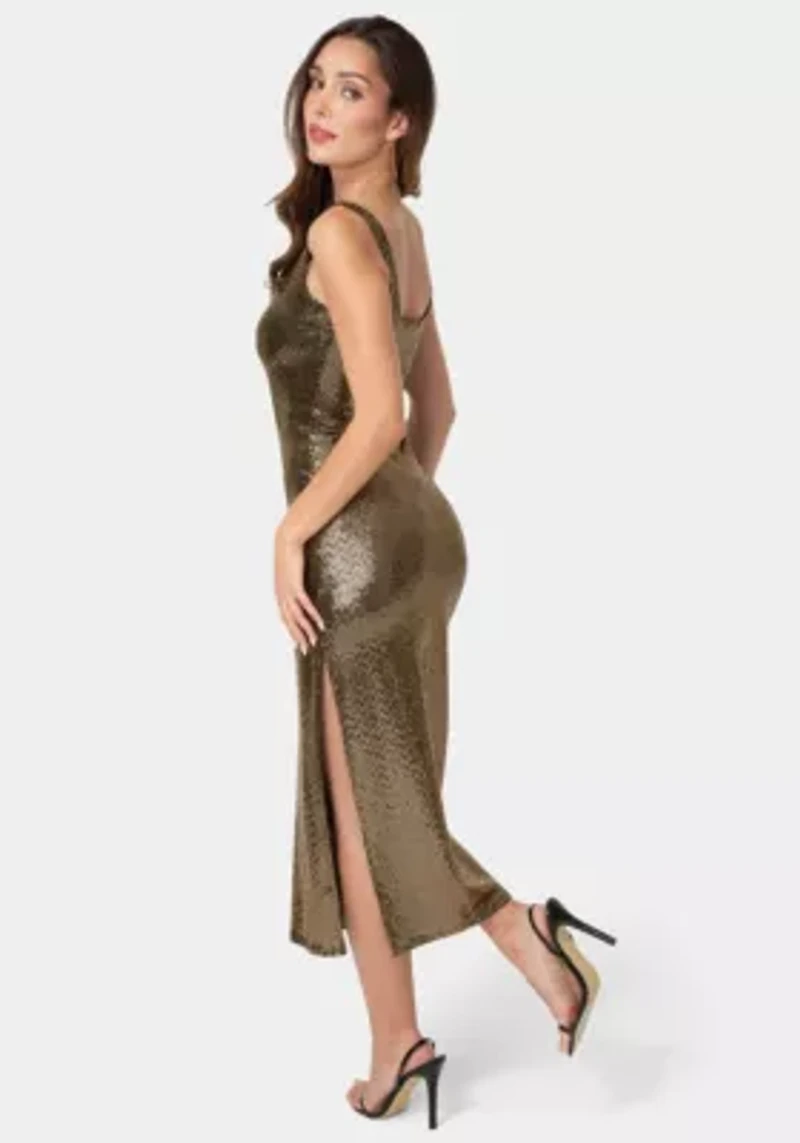 DISCO DOT TANK MAXI DRESS