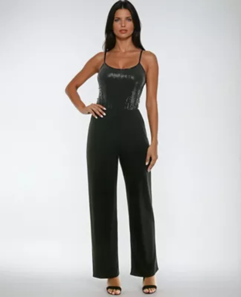 SCOOP NK DISCO DOT JUMPSUIT