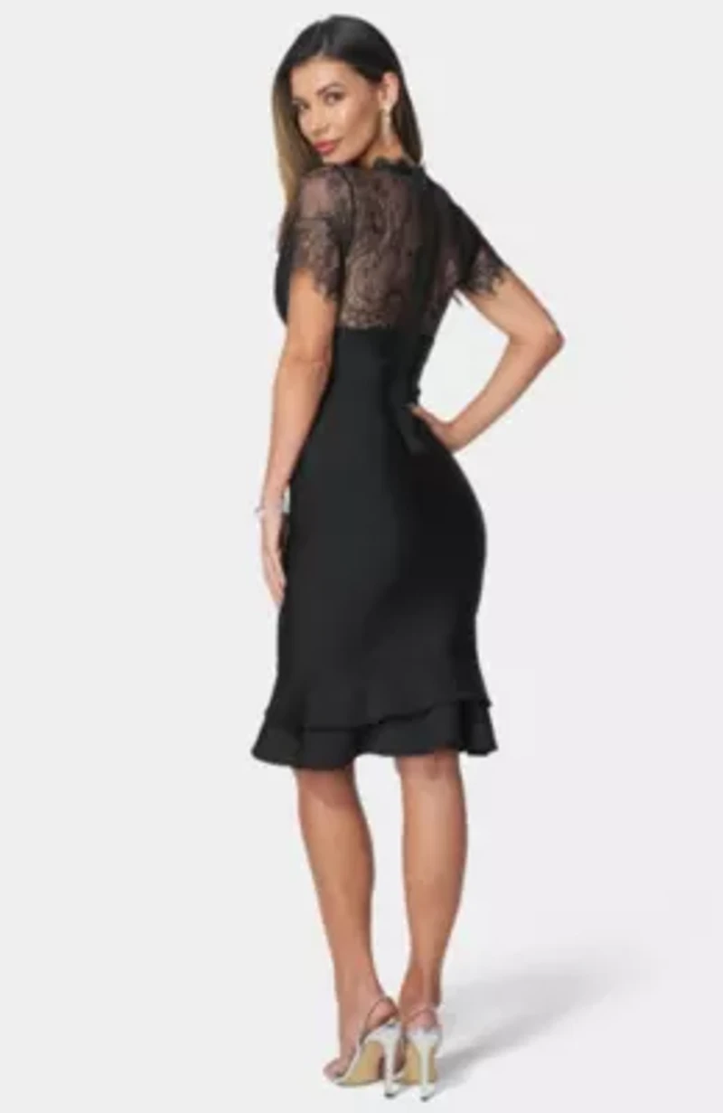 Bandage & Lace Dress