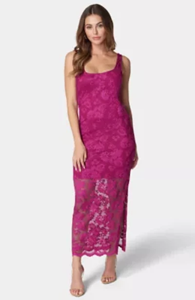 LACE SQUARE NECK MAXI DRESS