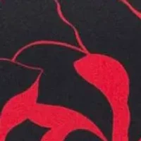 LONG SLV PRINT TIE DRESS