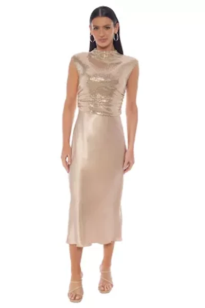 DISCO DOT W SATIN SKIRT