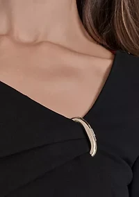 Women's Christmas Asymmetrical Sheath Dress with Hardware Detail