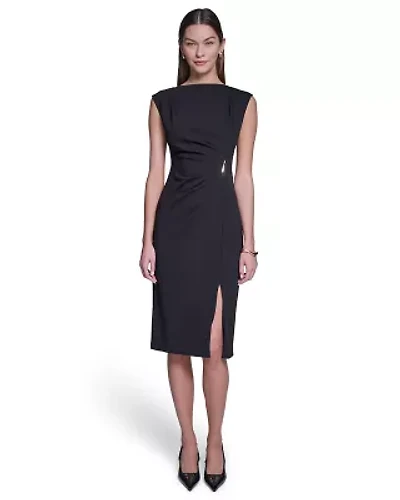 Sleeveless Bodycon With Hardware