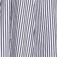 Stripped Shirt Dress With Embroidery