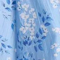 Printed V-Neck Maxi Dress