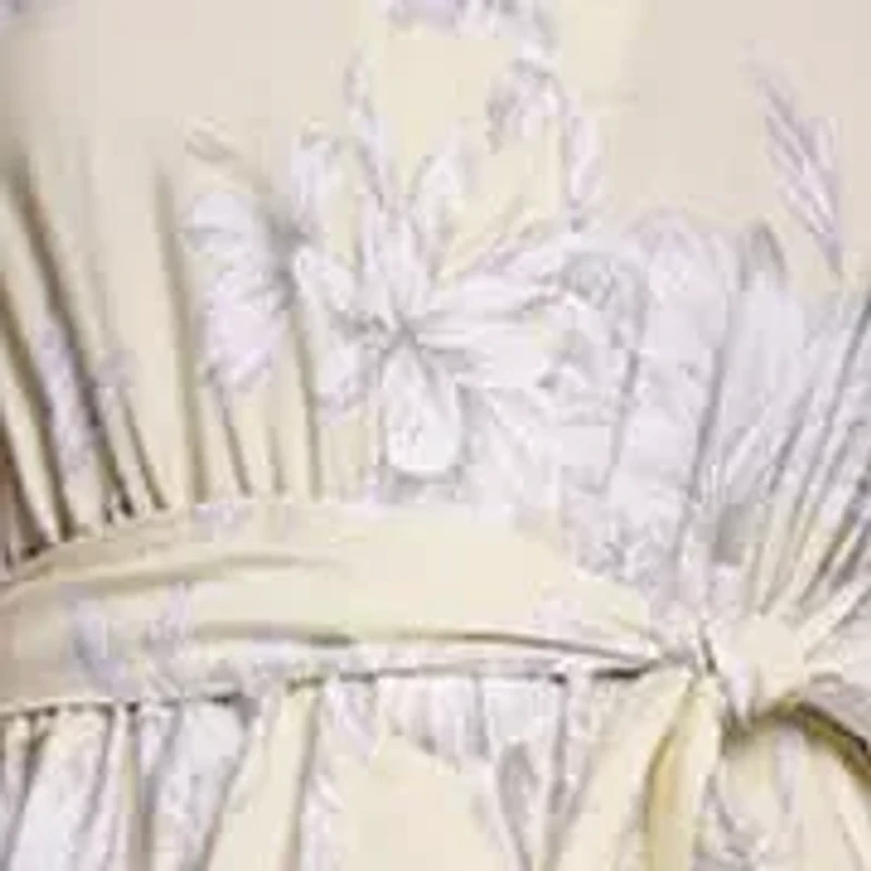 Floral Butterfly Sleeve Midi Dress